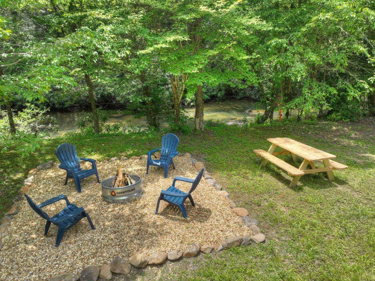 The Chariot - Creek Front With Hottub, Fire Pits, Billiards, Ev Charger - Sandalwood Stays Блу-Ридж Экстерьер фото