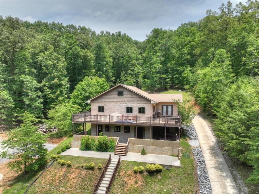 The Chariot - Creek Front With Hottub, Fire Pits, Billiards, Ev Charger - Sandalwood Stays Блу-Ридж Экстерьер фото
